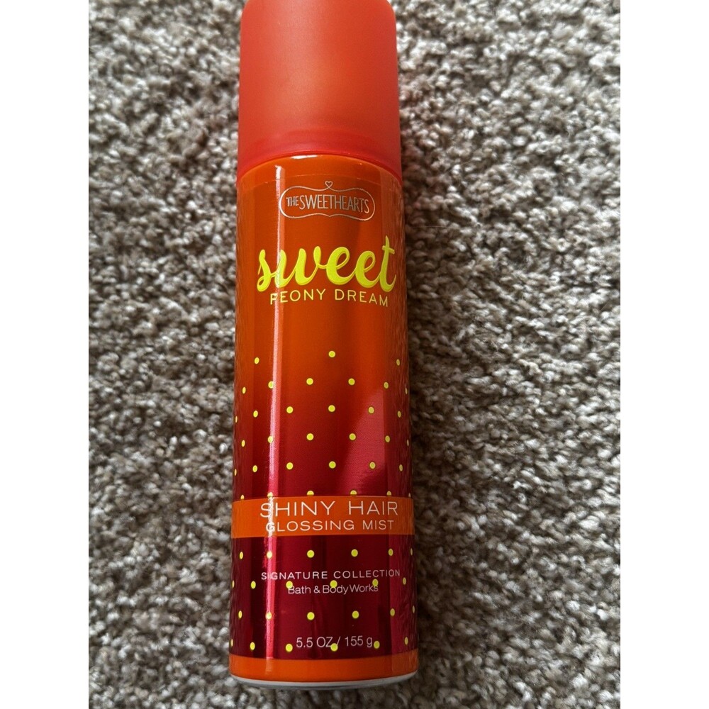 Bath & Body Works Sweet Peony Dream Shiny Hair Glossing Spray Mist 5.5oz 159g